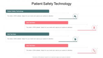 Patient Safety Technology In Powerpoint And Google Slides Cpb