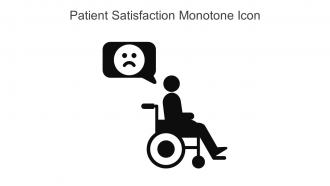Patient Satisfaction Monotone Icon In Powerpoint Pptx Png And Editable Eps Format