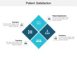 Patient satisfaction ppt powerpoint presentation model files cpb