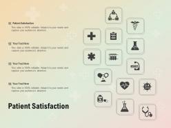Patient satisfaction ppt powerpoint presentation professional designs