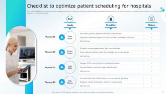Patient Scheduling Powerpoint Ppt Template Bundles Researched Impressive