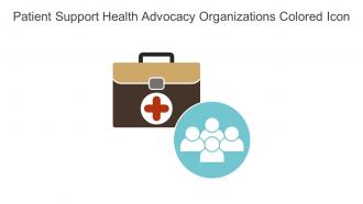 Patient Support Health Advocacy Organizations Colored Icon In Powerpoint Pptx Png And Editable Eps Format