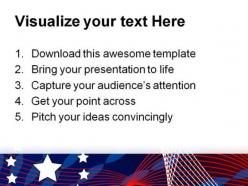 Patriotic abstract background powerpoint templates and powerpoint backgrounds 0711