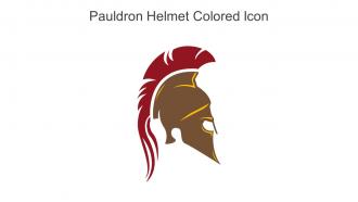 Pauldron Helmet Colored Icon In Powerpoint Pptx Png And Editable Eps Format