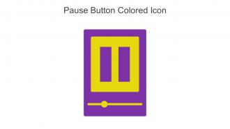 Pause Button Colored Icon In Powerpoint Pptx Png And Editable Eps Format
