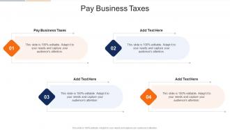 Pay Business Taxes In Powerpoint And Google Slides Cpb