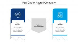 Pay Check Payroll Company Ppt Powerpoint Presentation Professional Guidelines Cpb