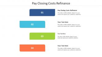 Pay closing costs refinance ppt powerpoint presentation infographics samples cpb