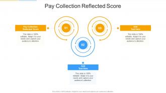 Pay Collection Reflected Score In Powerpoint And Google Slides Cpb