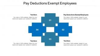 Pay deductions exempt employees ppt powerpoint presentation icon format cpb