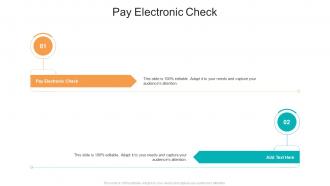 Pay Electronic Check In Powerpoint And Google Slides Cpb