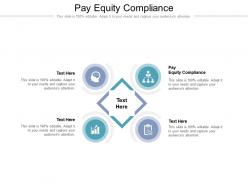 Pay equity compliance ppt powerpoint presentation outline demonstration cpb