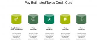 Pay estimated taxes credit card ppt powerpoint presentation layouts information cpb