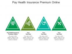 Pay health insurance premium online ppt powerpoint presentation slides elements cpb