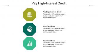Pay high interest credit ppt powerpoint presentation ideas format cpb