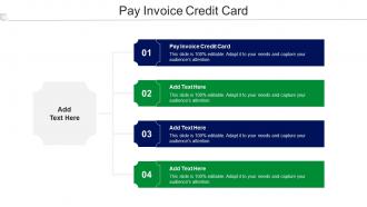 Pay Invoice Credit Card Ppt Powerpoint Presentation Styles Show Cpb