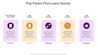 Pay Parent Plus Loans Quickly In Powerpoint And Google Slides Cpb