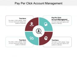 Pay per click account management ppt powerpoint presentation infographic template inspiration cpb