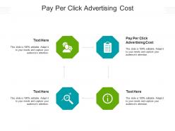 Pay per click advertising cost ppt powerpoint presentation icon clipart images cpb