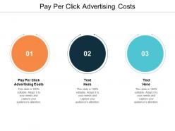 Pay per click advertising costs ppt powerpoint presentation outline graphics cpb