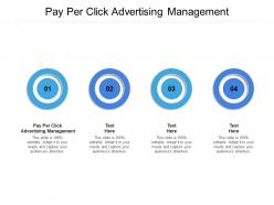 Pay per click advertising management ppt powerpoint presentation slides cpb