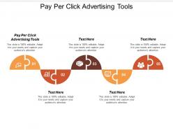 Pay per click advertising tools ppt powerpoint presentation outline background image cpb