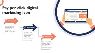 Pay Per Click Digital Marketing Icon
