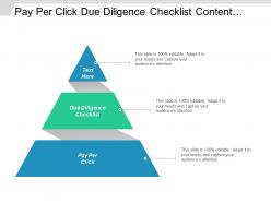 Pay per click due diligence checklist content management cpb