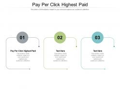 Pay per click highest paid ppt powerpoint presentation outline graphics design cpb