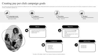 Pay Per Click Marketing Guide Creating Pay Per Click Campaign Goals MKT SS V