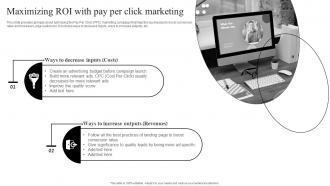 Pay Per Click Marketing Guide Maximizing Roi With Pay Per Click Marketing MKT SS V
