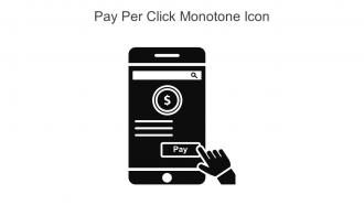 Pay Per Click Monotone Icon In Powerpoint Pptx Png And Editable Eps Format
