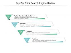 Pay per click search engine review ppt powerpoint presentation model summary cpb