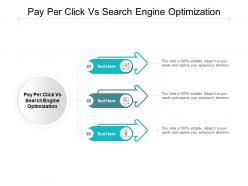 Pay per click vs search engine optimization ppt powerpoint presentation template cpb