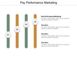 Pay performance marketing ppt powerpoint presentation gallery tips cpb