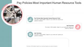 Pay Policies Most Important Human Resource Tools In Powerpoint And Google Slides Cpb