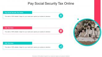 Pay Social Security Tax Online In Powerpoint And Google Slides Cpb