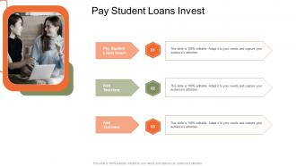Pay Student Loans Invest In Powerpoint And Google Slides Cpb