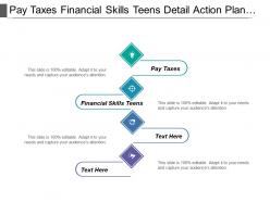 Pay Taxes Financial Skills Teens Detail Action Plan Corporate Objective