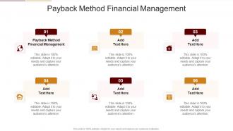Payback Method Financial Management In Powerpoint And Google Slides Cpb
