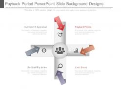 Payback period powerpoint slide background designs