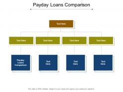 Payday loans comparison ppt powerpoint presentation icon aids cpb