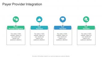 Payer Provider Integration In Powerpoint And Google Slides Cpb