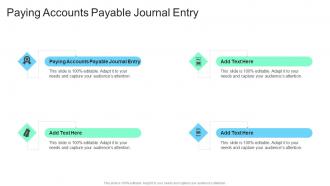 Paying Accounts Payable Journal Entry In Powerpoint And Google Slides Cpb