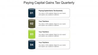 Paying capital gains tax quarterly ppt powerpoint presentation summary portrait cpb