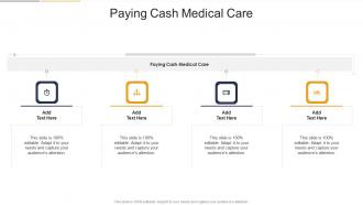 Paying Cash Medical Care In Powerpoint And Google Slides Cpb