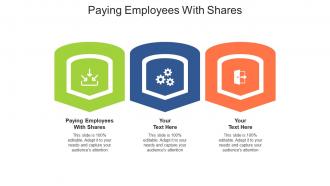 Paying employees with shares ppt powerpoint presentation pictures deck cpb