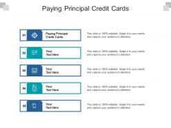 Paying principal credit cards ppt powerpoint presentation gallery elements cpb