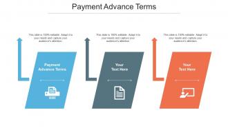 Payment Advance Terms Ppt Powerpoint Presentation Infographics Format Cpb