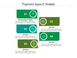 Payment apps e wallets ppt powerpoint presentation portfolio icon cpb